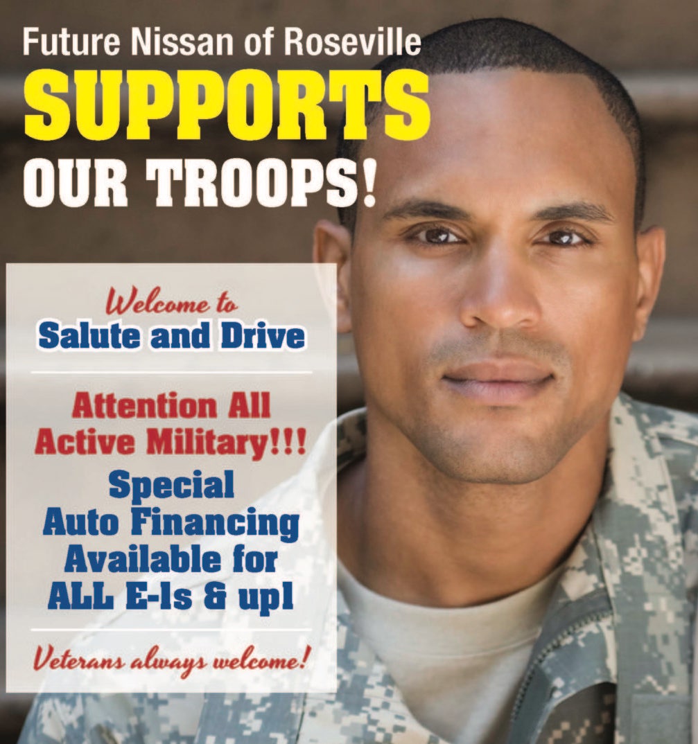 Salute and Drive Future Nissan Special Financing for Veterans